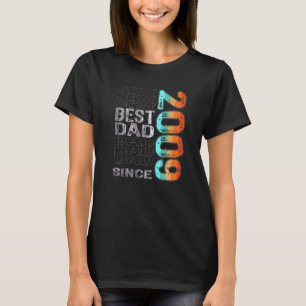 Beste vader sinds 2009 voor de beste vader ter wer t-shirt