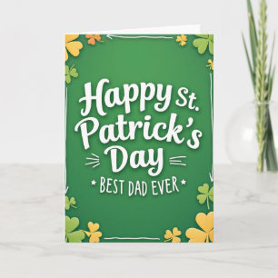 Beste Vader St. Patrick's Dag Kaart