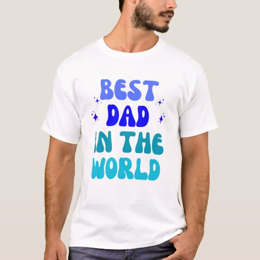 Beste vader ter wereld - de beste ter wereld t-shirt (Voorkant)