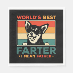 Beste vader ter wereld Ik bedoel vader grappige ho Servet