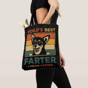 Beste vader ter wereld Ik bedoel vader grappige va Draagtas