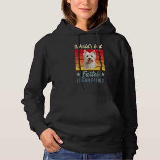 Beste vader ter wereld Ik bedoel vader West Highla Hoodie
