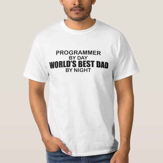 Beste vader ter wereld - Programmer T-shirt (Voorkant)