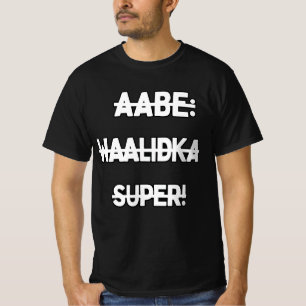 Beste Vader ter Wereld Typografie Design Vaderda T-shirt