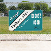 Beste vader Turquoise Banner (Insitu)