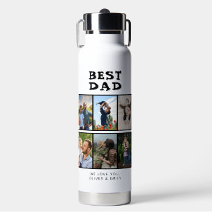 Beste vader Vaderdag 6 foto Waterfles