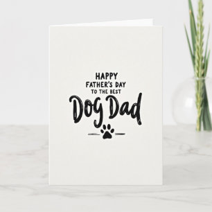 Beste Vader van de Hond Vaderdag kaart