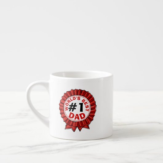 Beste vader van de wereld espresso kop (Links)