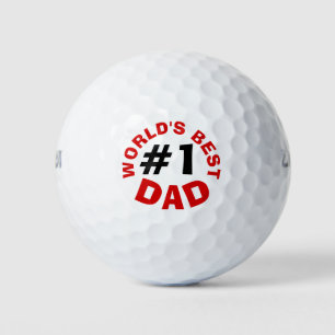 Beste vader van de wereld golfballen