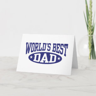 Beste vader van de wereld kaart