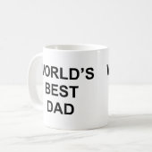 Beste vader van de wereld koffiemok (Voorkant links)