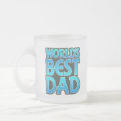 Beste vader van de wereld matglas koffiemok (Links)