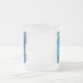 Beste vader van de wereld matglas koffiemok (Center)