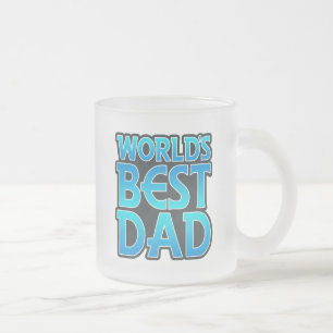 Beste vader van de wereld matglas koffiemok