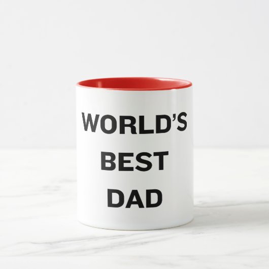 Beste vader van de wereld mok (Midden)