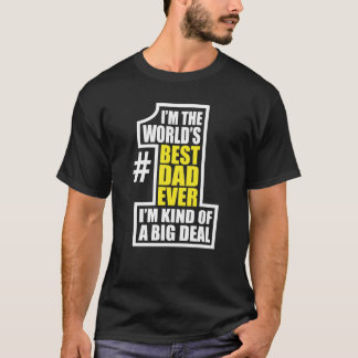 Beste vader van de wereld t-shirt