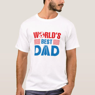 Beste vader van de wereld t-shirt