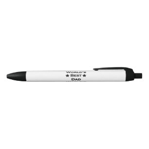 Beste vader van de wereld zwarte inkt pen
