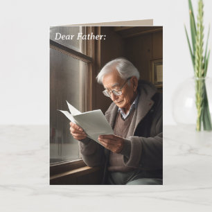 Beste Vader: Van een Afstand Vaderdag Kaart