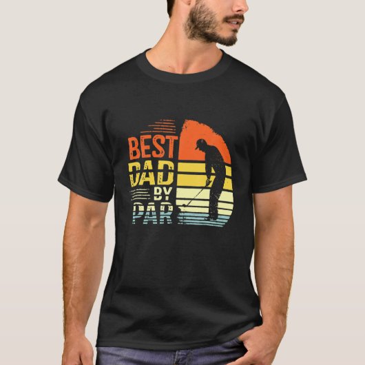 Beste vader van papa Vaderdag Golf Golf Golf T-shirt (Voorkant)
