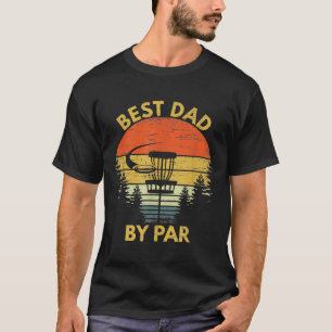  beste vader van Par Disc Golf Gift Mannen vaders T-shirt