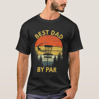  beste vader van Par Disc Golf Gift Mannen vaders T-shirt