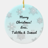 Beste vader van Par Disc Golf Kerstmis Keramisch Ornament (Achterkant)