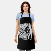 Beste vader van Par Golf Lover Vaderdag Schort (Gedragen)