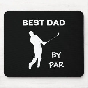 Beste vader van Par Golf papa Golfer Pun Vaderdag Muismat