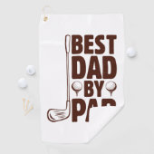 Beste vader van Par Golf papa Golfhanddoek (Insitu)