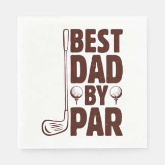 Beste vader van Par Golf papa Servet