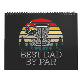 Beste vader van Par Pap Disc Golf Kalender