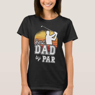 Beste vader van Par Vaderdag Golf Papa opa T-shirt