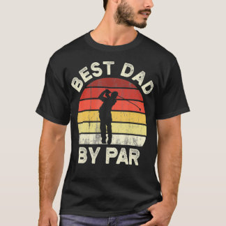  beste vader van Par Vaderdag Golfing T-shirt