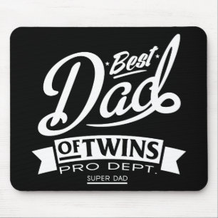 Beste vader van Twins Pro Dept. Super Pap Muismat