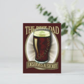 Beste vader verdient een stem briefkaart (Staand voorkant)