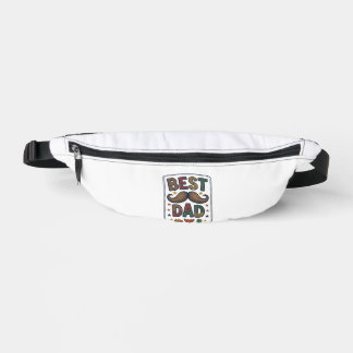 Beste Vader Vintage Snorhaar Vector Vader Design_1 Heuptasje