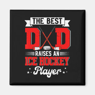 Beste vader voedt een ijshockeyspeler Vaderdag Magneet