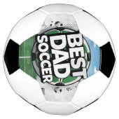 Beste vader voetbal graffiti vaders dag Voetbal (Gedraaid)