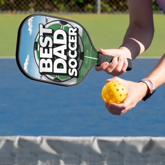 Beste vader voetbal graffiti vaders Pickleball Pad Paddle (Insitu)