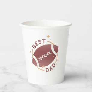 Beste Vader Voetbal Papieren Bekers