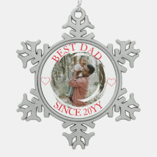 Beste vader vrolijk kerst ornament