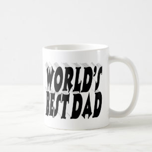 Beste vader zwarte 3d tekst koffiemok