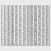 Beste vader zwarte witte moderne Vaderdag Cadeaupapier (Vlak)