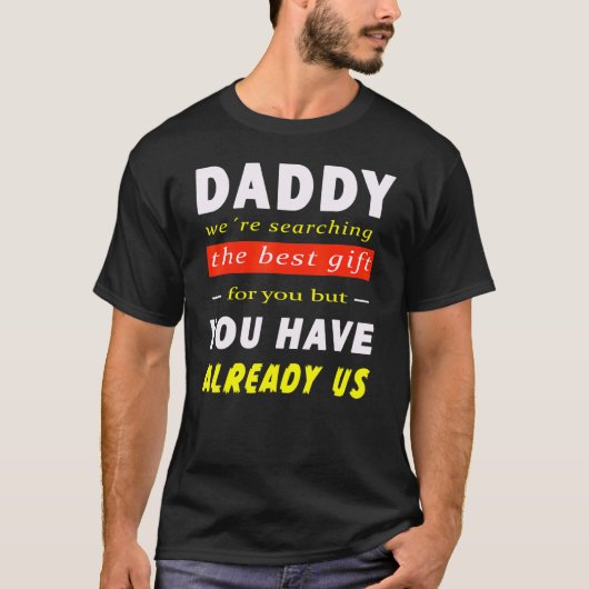 Beste vaderdag Idea 2022 Papa Brithday T-shirt (Voorkant)