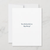 Beste vaders Dag Stepdad Aangepaste fotokaart (Achterkant)