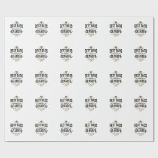 Beste vaders gepromoveerd tot opa vintage shirt on cadeaupapier