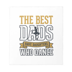 Beste vaders hebben dochters die dansen vintage sh notitieblok