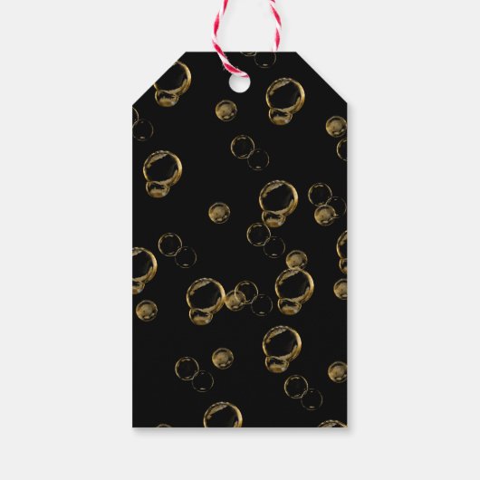 Beste Valentijn's Day, Bubbly & Glitter Cadeaulabel (Achterkant)