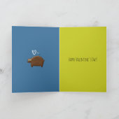 Beste Valentijnsdagkaart voor beren Kaart (Binnen)